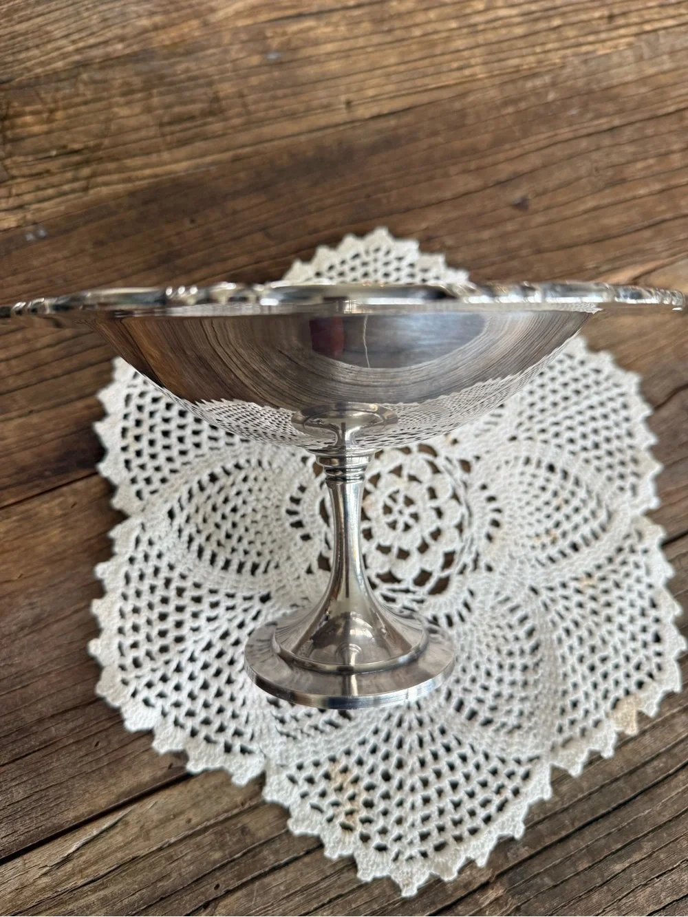 WM A Roger’s Silverplate silver Pedestal Compote Bowl